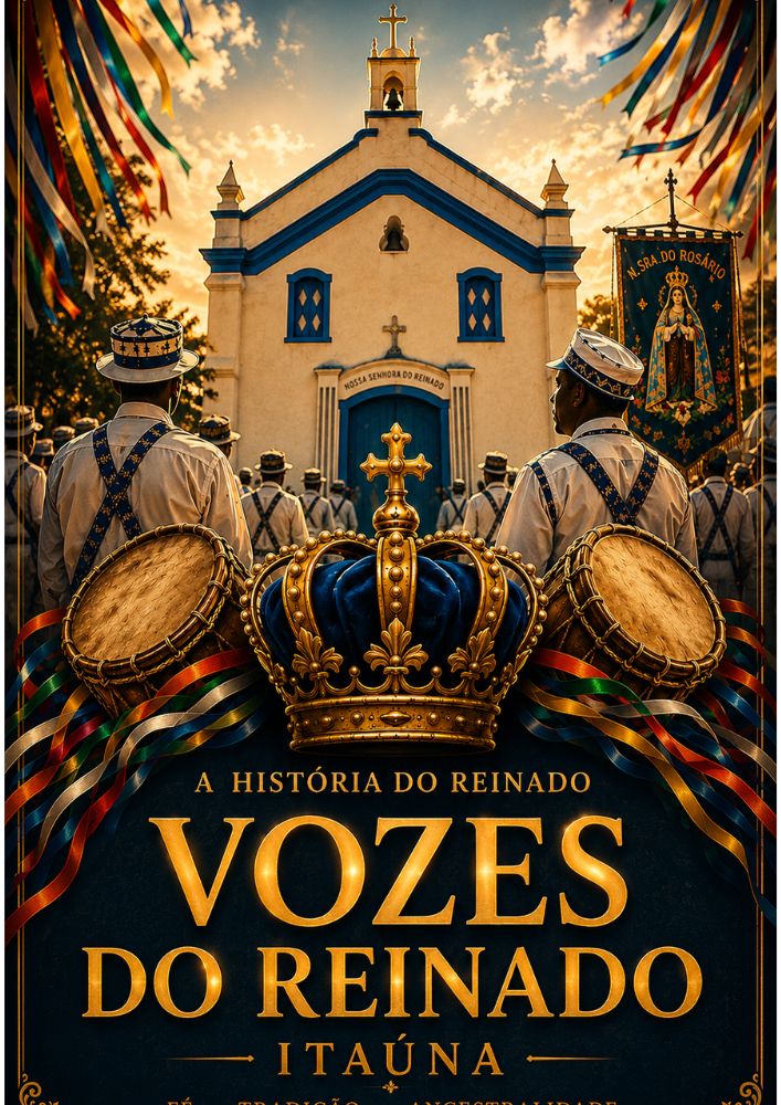 Cartaz do documentário Reinado Itaúna: A história da Festa de Nossa Senhora do Rosário