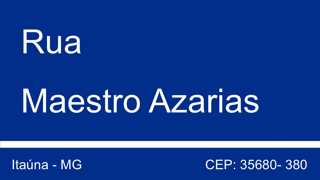 Maestro Azarias